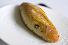 Picholine olive & rosemary mini baguette