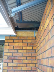 insulation above brickline