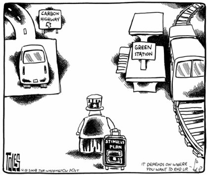 Tom Toles editorial cartoon, 12/29/2008, resized