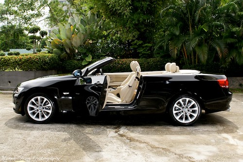 BMW M3, convertible, black,