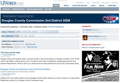 Douglas County Comission 2nd District Democratic primary section