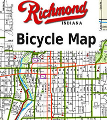 Richmond Indiana bike map