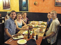 Dennis, Clare, Margaret, Jiji, & Jon at Peruvian Restaurant Downtown Denver