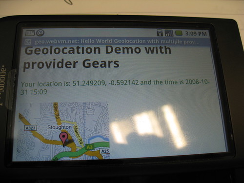 Geolocation on Android