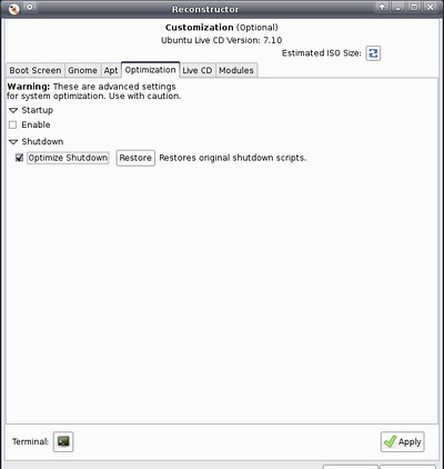 Customizing Ubuntu LiveCD Boot proces