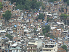 view of rocinha favelas from above