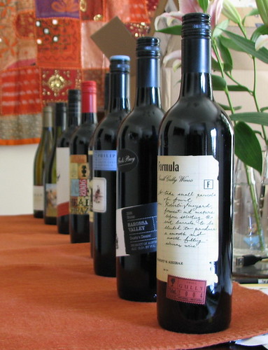 wine line up