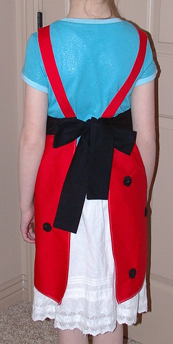 ladybug apron back side