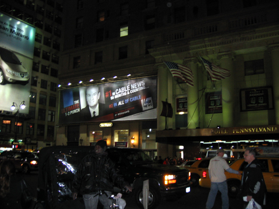 O'Reilly Billboard - Outside Penn Station (Click to enlarge)