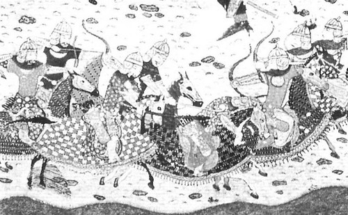 war  between horse archer-shiraz 1410 ad