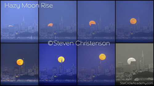 Rising Moon Collage