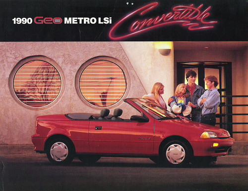 1990 Geo Metro LSi Convertible Dealer Brochure Supplement, Side 1 | Flickr 