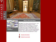 Widener Library Virtual Tour Screen Capture