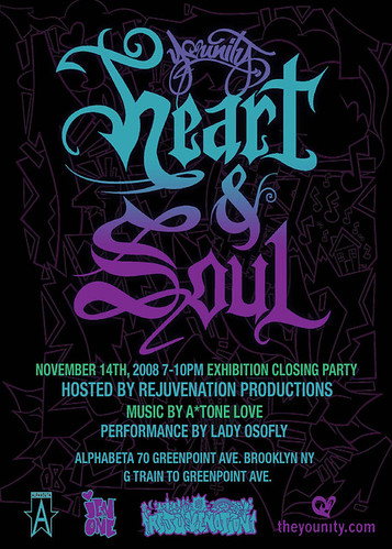 Younity Heart and Soul closing party invite