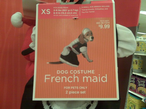 French Maid Dog Costume