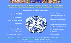 United Nations homepage
