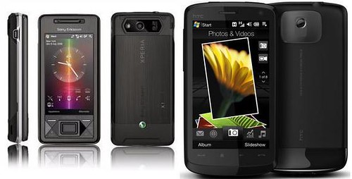 Sony Ericsson Xperia X1 si HTC Touch HD