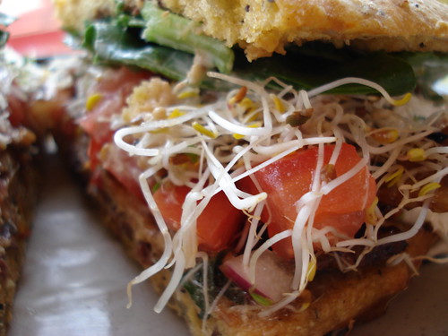 Urban Herbivore: Sesame Tempeh Sandwich
