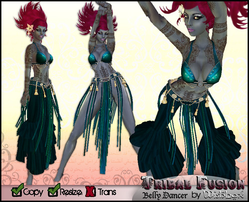 Tribal Fusion (turquoise) by Wishbox