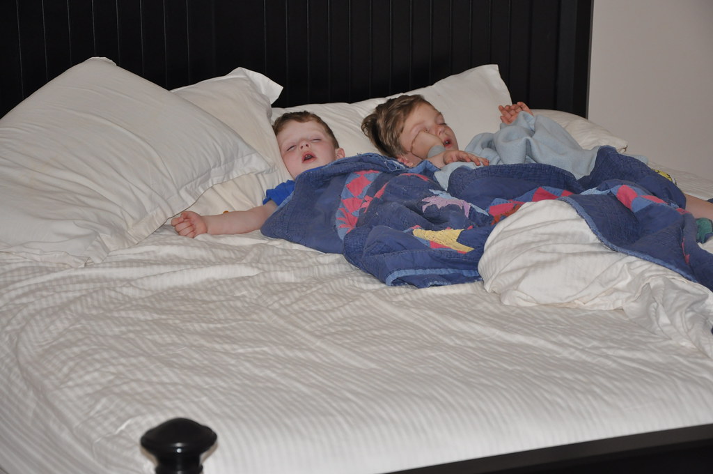 Ben & Jack Sleeping in My Bed 5