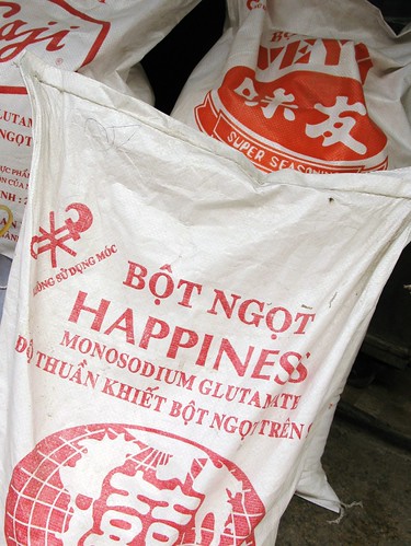 Giant bag of Happiness that really looks like MSG - Hanoi, Vietnam