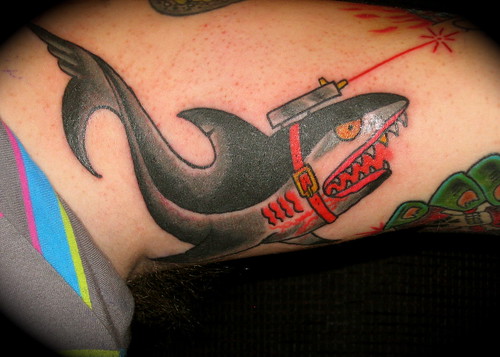 old school laserbeam shark by Johannes Skindeeplove please do not steal