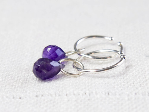 These silver plated hoop clip-ons are perfect for non-pierced ears, 