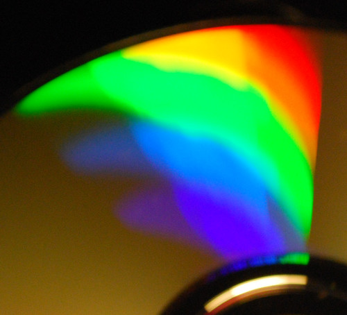 Spectrum of a compact fluorescent light bulb (CFL)