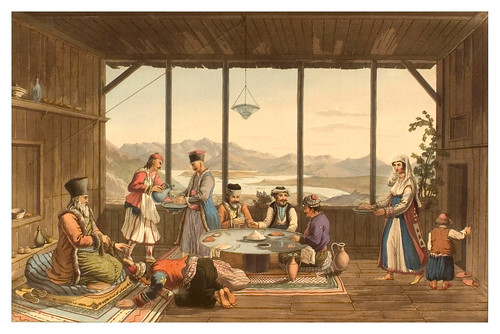 018- Comida en Crisso-Views in Grece 1821