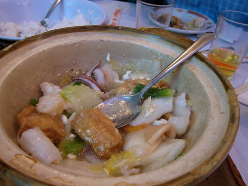 seafood tofu pot