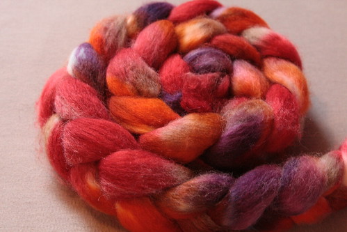 Hand-dyed Corriedale