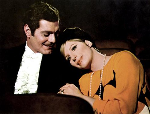 Classic actors Omar Sharif and Barbra Streisand in the film Funny Girl