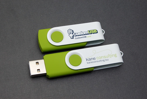 Kane Consulting Custom Colored Spin USB Drives