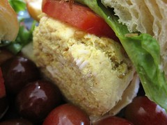 cafe at pharr - the chicken salad sandwich ... getting closer