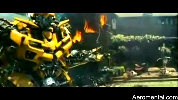 Tv Spot Transformers 2 Bumblebee casa