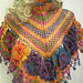 crochet rainbow shawl