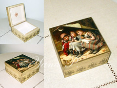 Jewellery box "Tree kittens" 