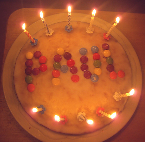Paul's birthday cake