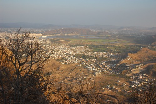 looking down on Udaipur