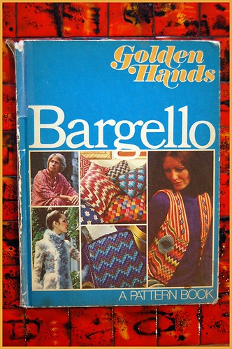 (vintage) book peeks: golden hands bargello
