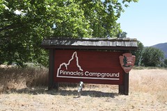 Pinnacles Campground Sign