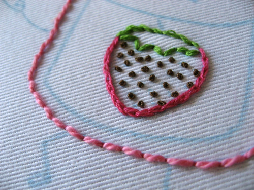 strawberry detail