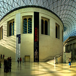 Great Court in the British Museum, London (UK)