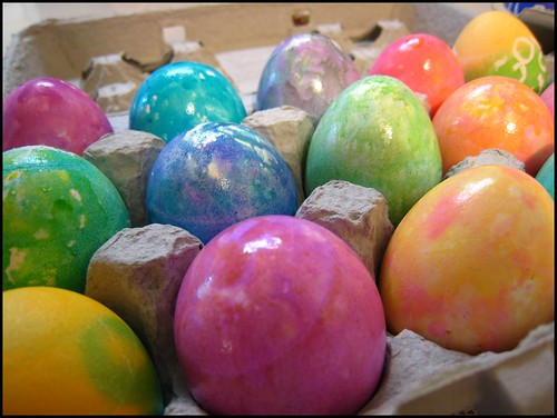 Easter eggs - tie dye