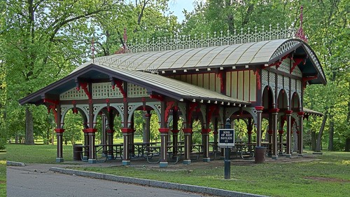 Tower Grove Park, in Saint Louis, Missouri, USA - Sons of Rest Pavilion