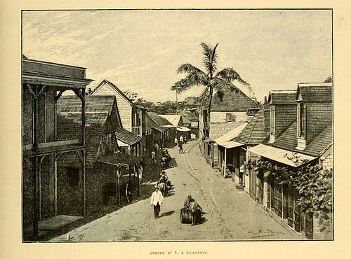 001-Avda. nº 1 en Tamatave-Madagascar finales del siglo XIX