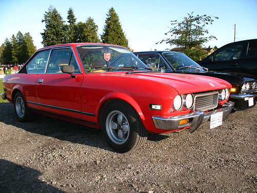 A FIAT 124 Sport Coupe 1800 Not much of a performer by today's standards 