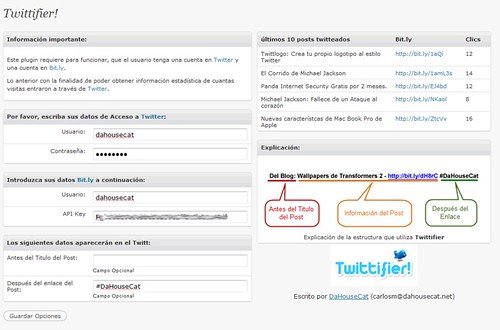 Thumb twittifier el plugin para WordPress que usa tu twitter y estadísticas de bit.ly