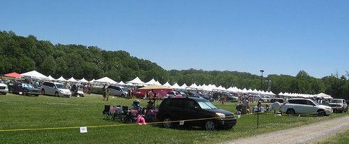 Crowds at the Tanglewood Steeplechase