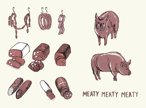 meaty, meaty